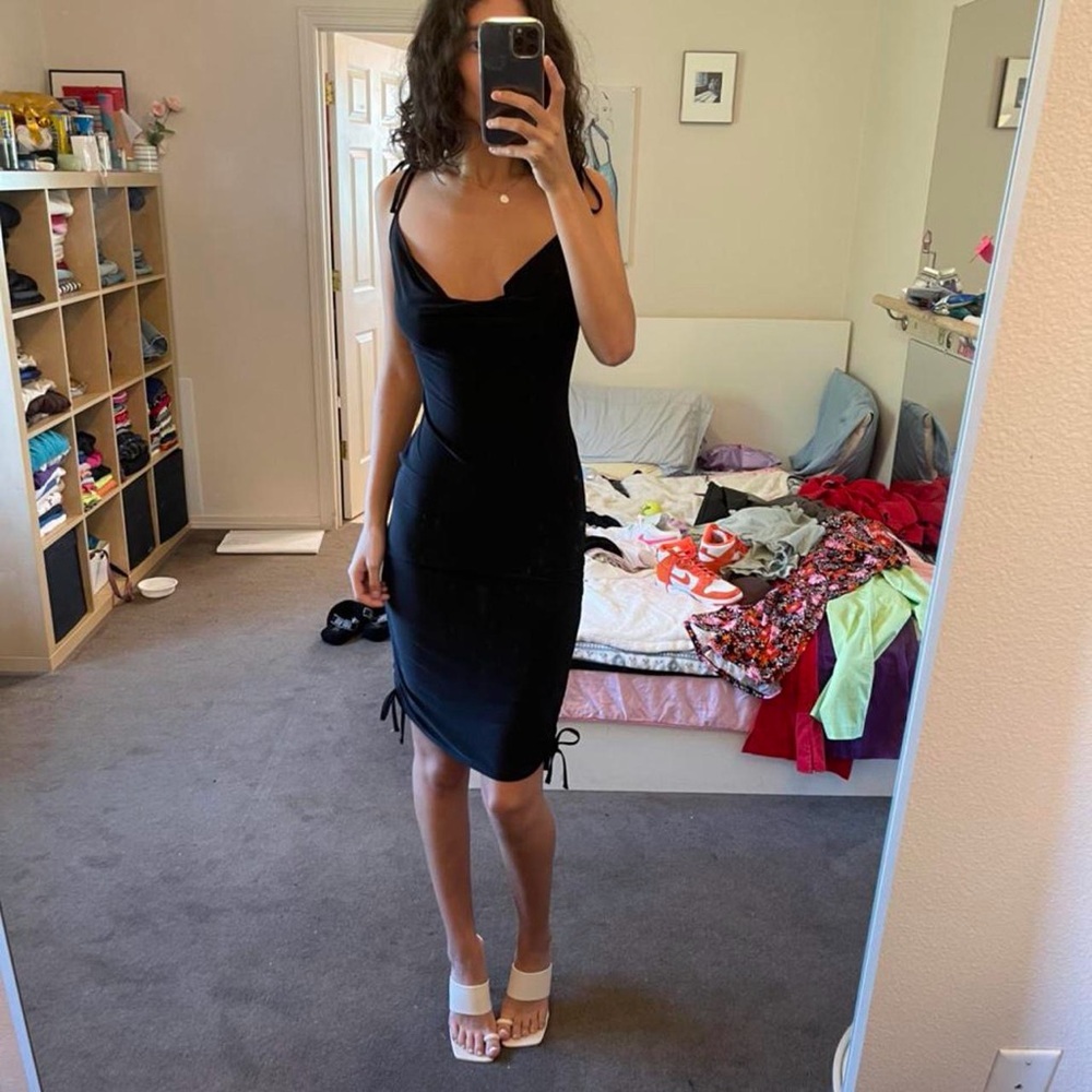 Missguided Black Mini Dress